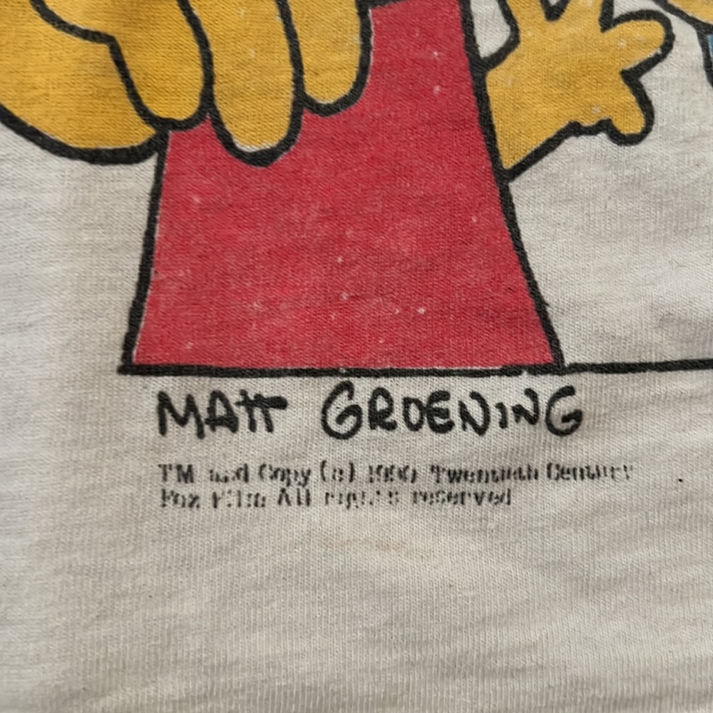 The Simpsons - vintage 90s tee - Picture 3 of 3